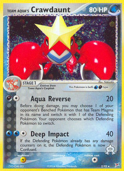 Team Aqua's Crawdaunt (2/95) [EX: Team Magma vs Team Aqua] | GnG Games