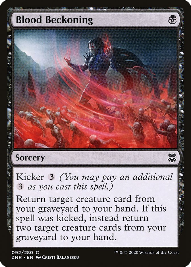Blood Beckoning [Zendikar Rising] | GnG Games