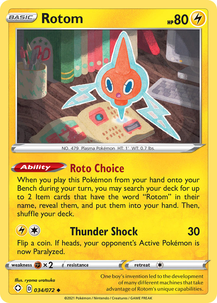 Rotom (034/072) [Sword & Shield: Shining Fates] | GnG Games