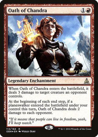 Oath of Chandra [Oath of the Gatewatch Promos] | GnG Games