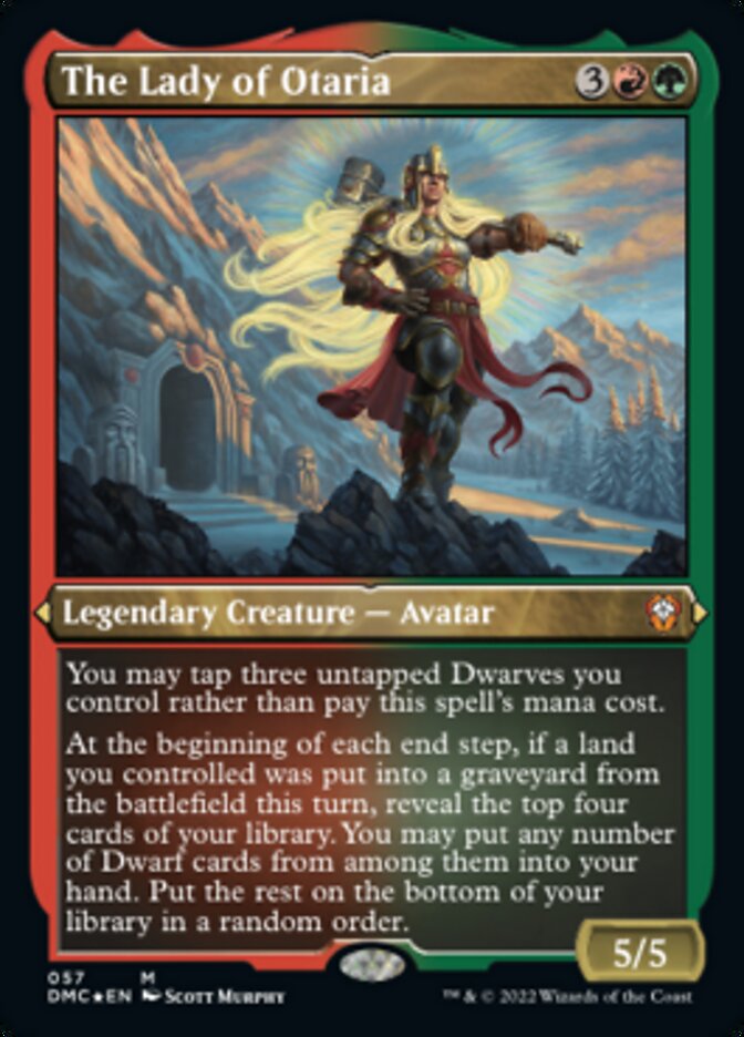 The Lady of Otaria (Foil Etched) [Dominaria United Commander] | GnG Games