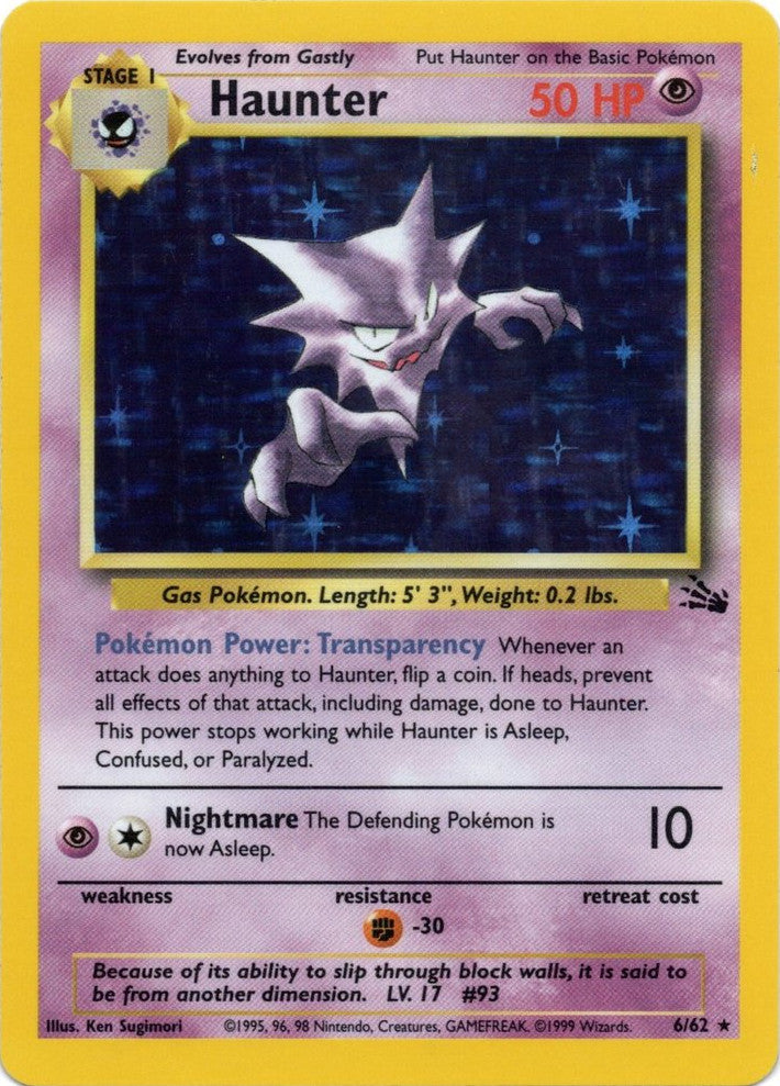 Haunter (6/62) [Fossil Unlimited] | GnG Games