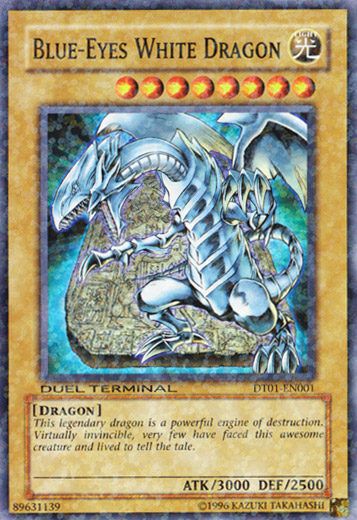 Blue-Eyes White Dragon [DT01-EN001] Super Rare | GnG Games