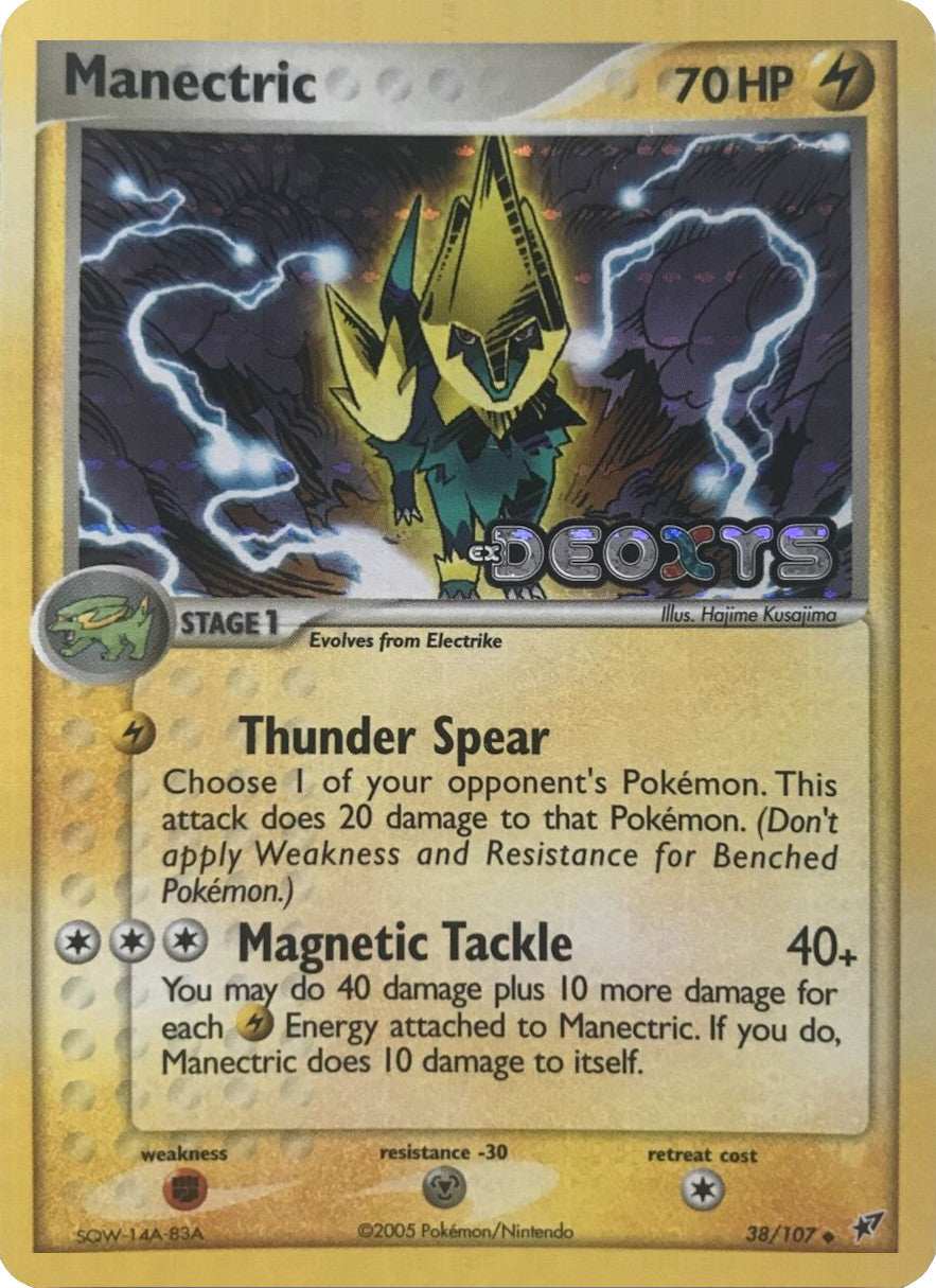 Manectric (38/107) (Stamped) [EX: Deoxys] | GnG Games