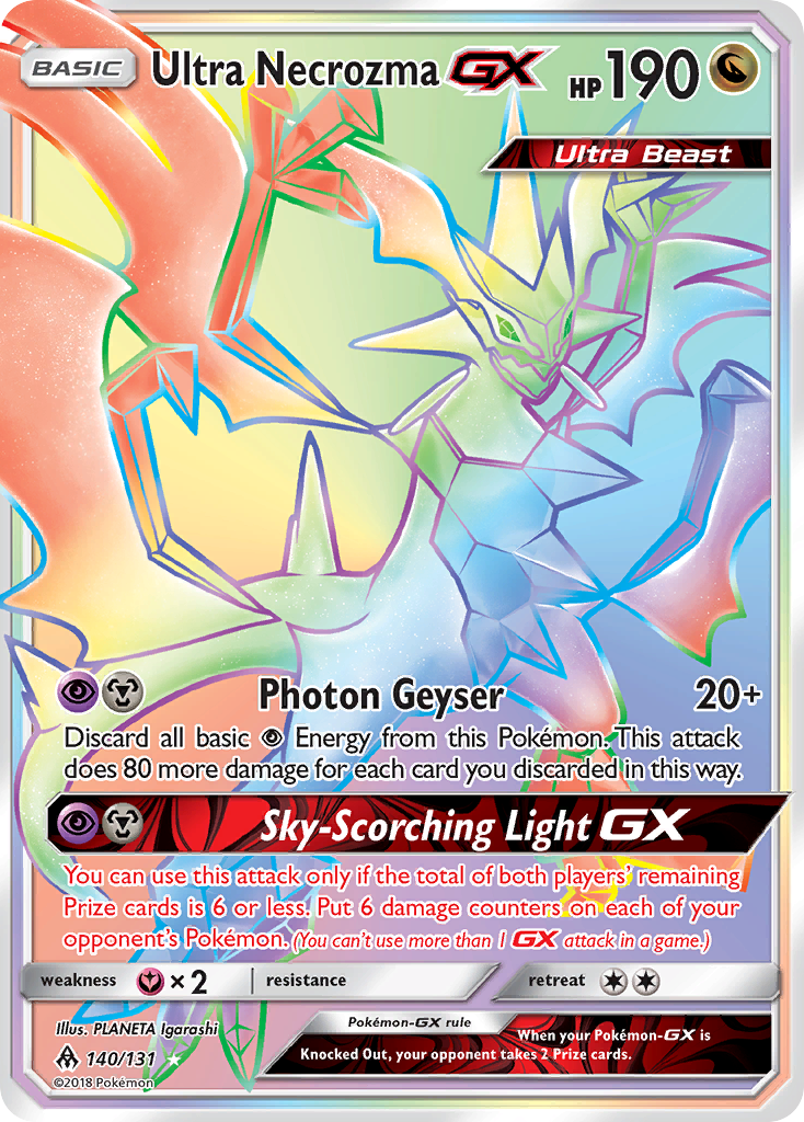 Ultra Necrozma GX (140/131) [Sun & Moon: Forbidden Light] | GnG Games