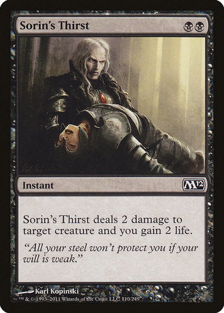 Sorin's Thirst [Magic 2012] | GnG Games