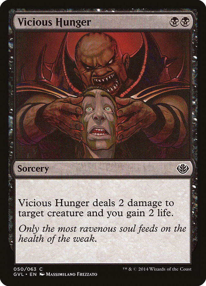 Vicious Hunger (Garruk vs. Liliana) [Duel Decks Anthology] | GnG Games