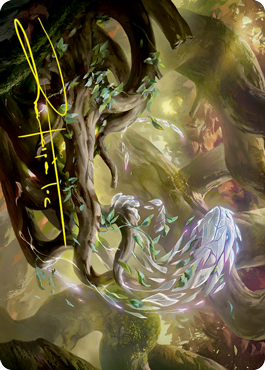 Emergent Sequence Art Card (Gold-Stamped Signature) [Strixhaven: School of Mages Art Series] | GnG Games