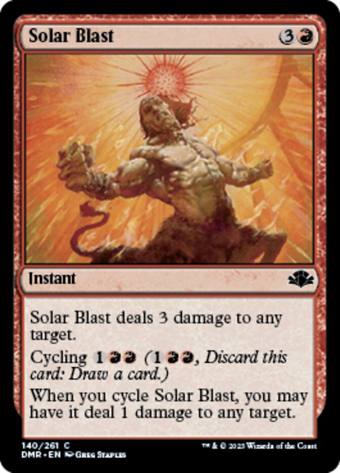 Solar Blast [Dominaria Remastered] | GnG Games