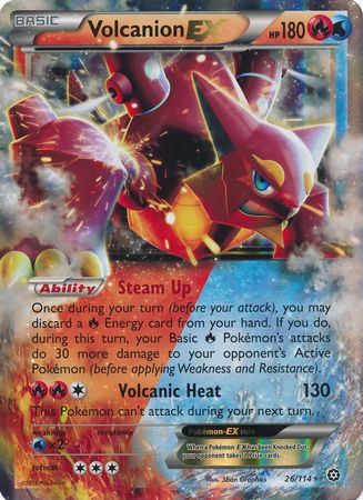 Volcanion EX (26/114) (Jumbo Card) [XY: Steam Siege] | GnG Games