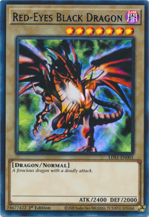 Red-Eyes Black Dragon (Blue) [LDS1-EN001] Ultra Rare | GnG Games