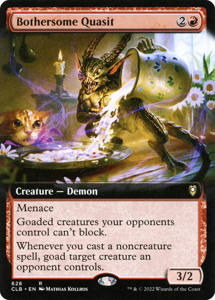 Bothersome Quasit (Extended Art) [Commander Legends: Battle for Baldur's Gate] | GnG Games