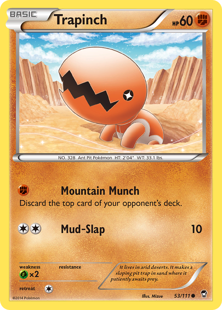 Trapinch (53/111) [XY: Furious Fists] | GnG Games