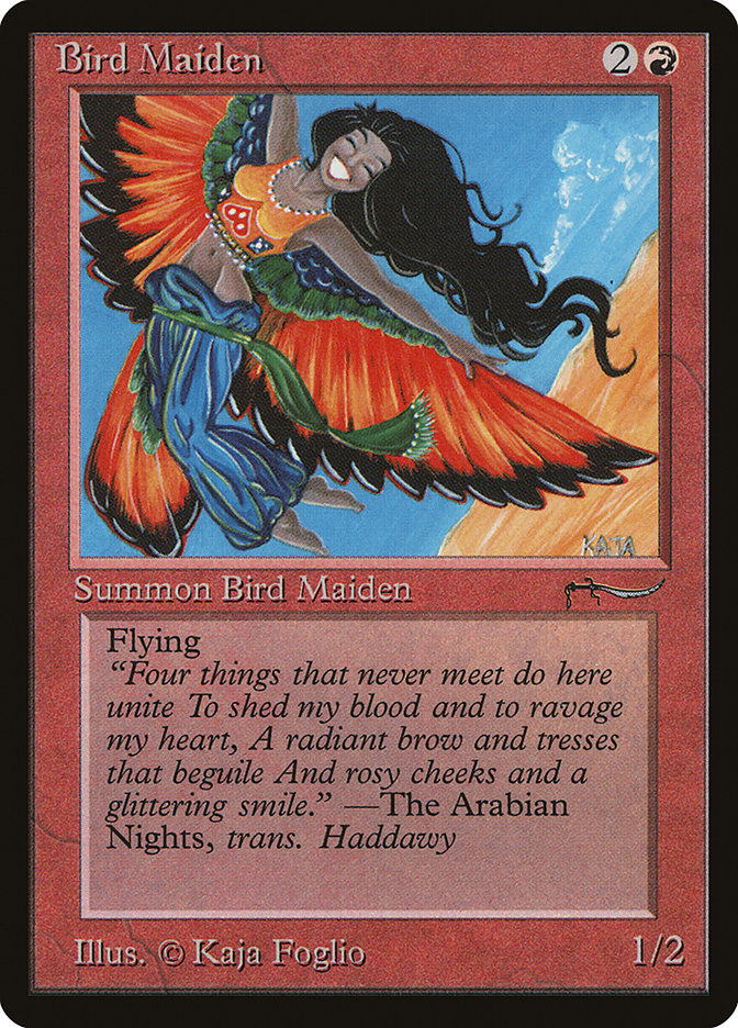 Bird Maiden (Light Mana Cost) [Arabian Nights] | GnG Games