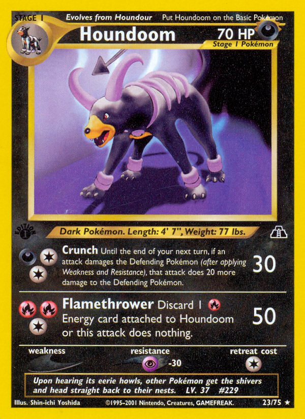 Houndoom (23/75) [Neo Discovery 1st Edition] | GnG Games