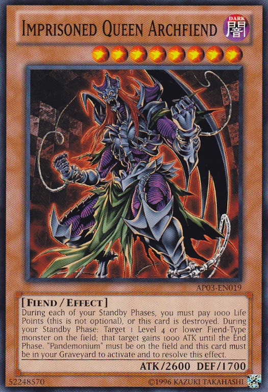 Imprisoned Queen Archfiend [AP03-EN019] Common | GnG Games