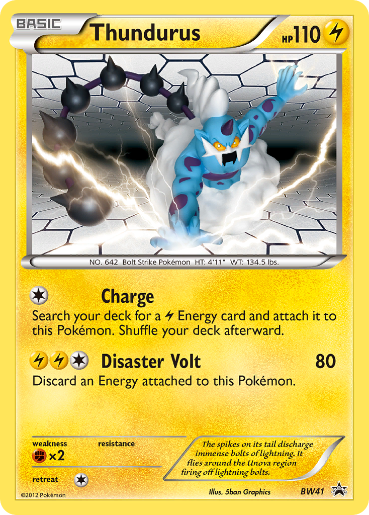 Thundurus (BW41) [Black & White: Black Star Promos] | GnG Games