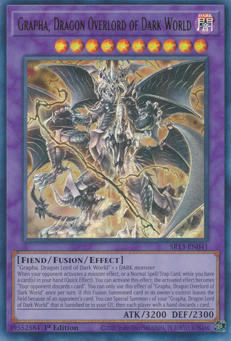 Grapha, Dragon Overlord of Dark World [SR13-EN041] Ultra Rare | GnG Games