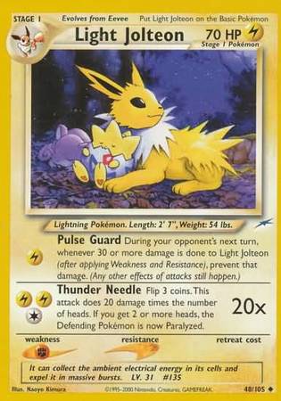 Light Jolteon (48/105) [Neo Destiny Unlimited] | GnG Games