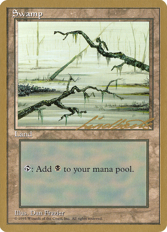 Swamp (ll371) (Leon Lindback) [Pro Tour Collector Set] | GnG Games