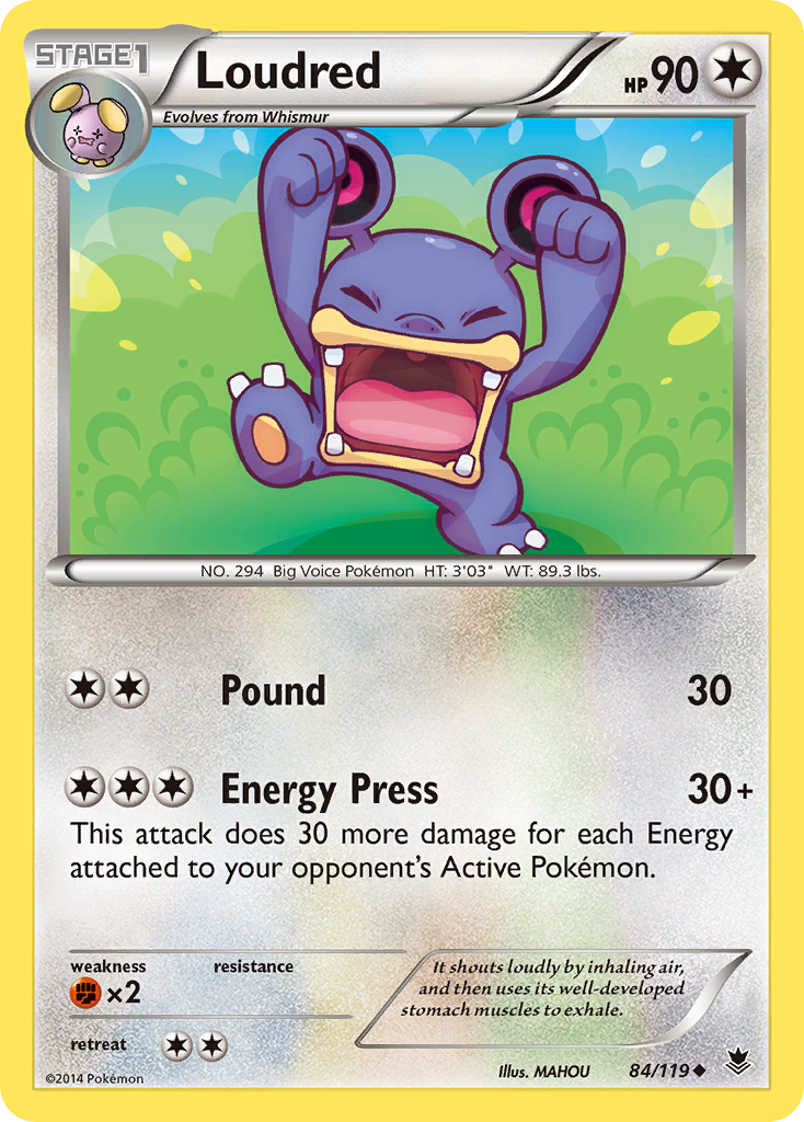 Loudred (84/119) [XY: Phantom Forces] | GnG Games