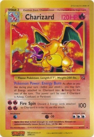 Charizard (4/102) (CoroCoro Promo) (Jumbo Card) [Base Set Unlimited] | GnG Games