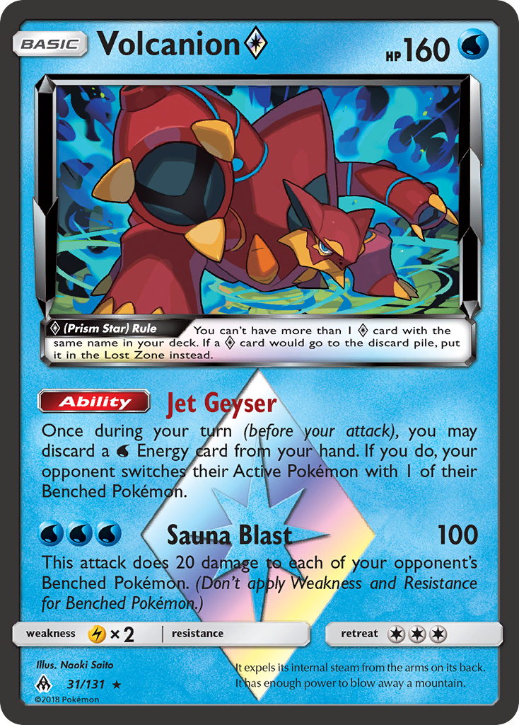 Volcanion (31/131) (Prism Star) [Sun & Moon: Forbidden Light] | GnG Games