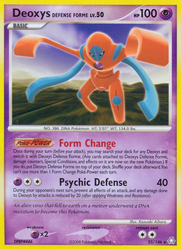 Deoxys Defense Forme (25/146) [Diamond & Pearl: Legends Awakened] | GnG Games