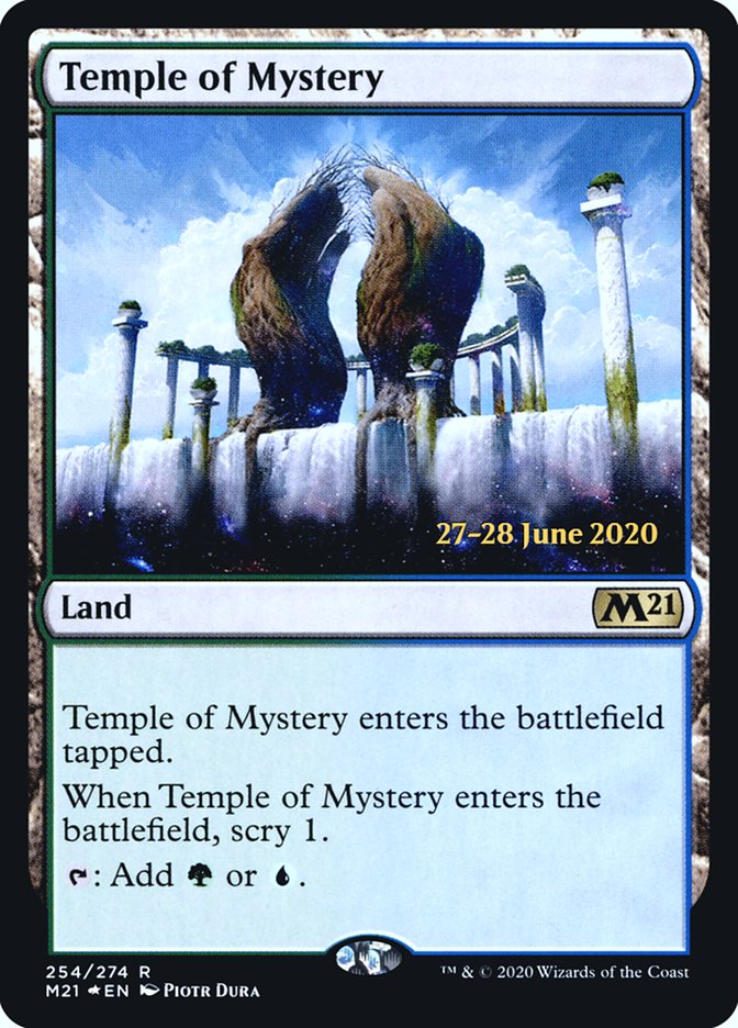 Temple of Mystery  [Core Set 2021 Prerelease Promos] | GnG Games