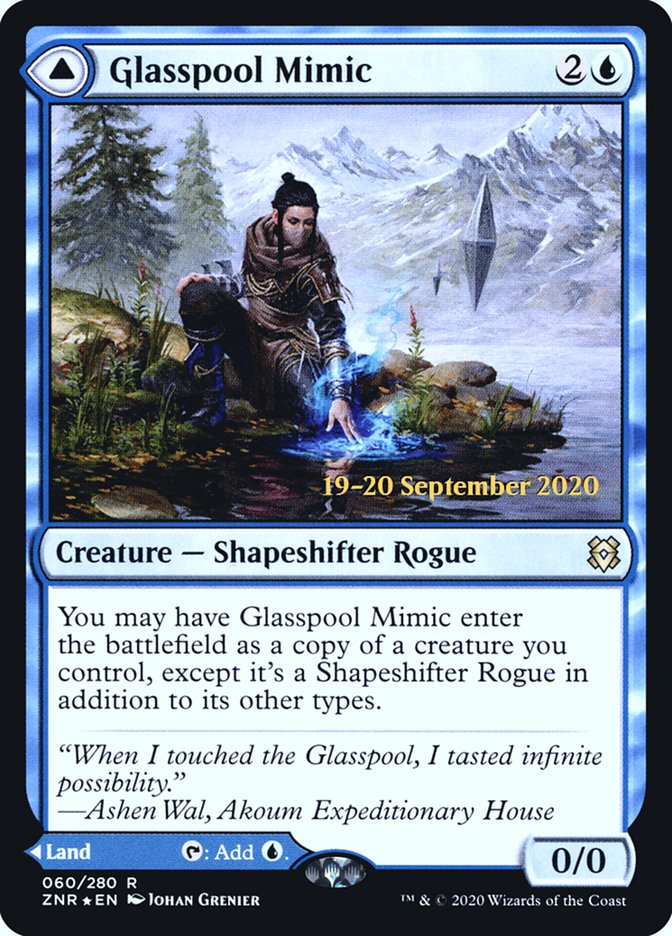 Glasspool Mimic // Glasspool Shore  [Zendikar Rising Prerelease Promos] | GnG Games