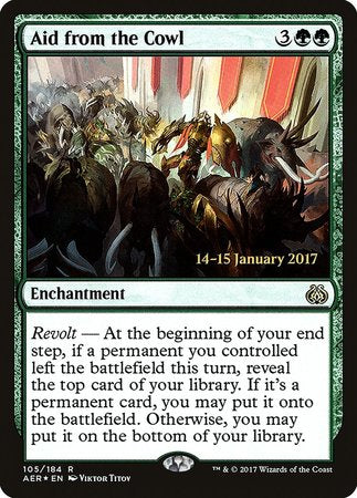 Aid from the Cowl [Aether Revolt Promos] | GnG Games