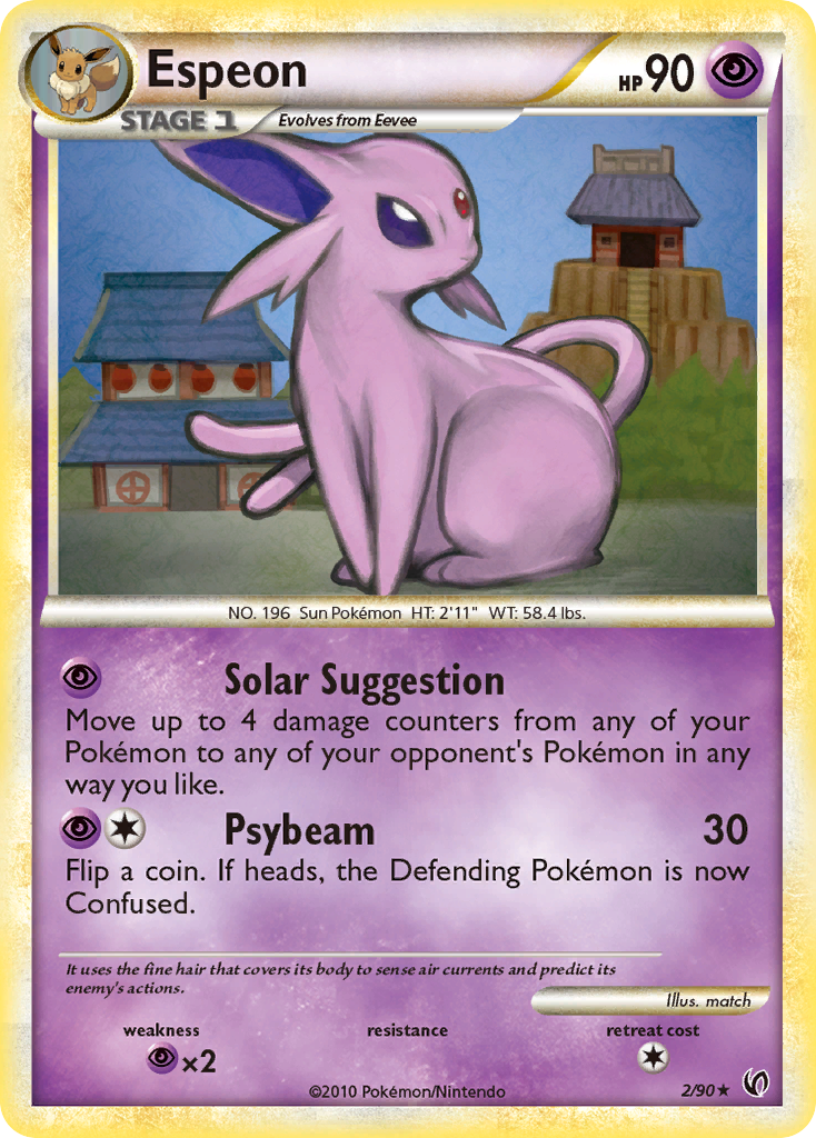 Espeon (2/90) [HeartGold & SoulSilver: Undaunted] | GnG Games