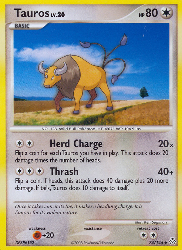 Tauros (74/146) [Diamond & Pearl: Legends Awakened] | GnG Games