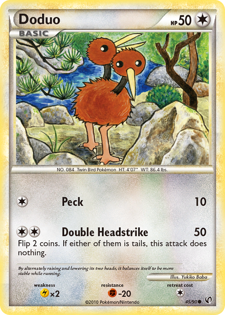 Doduo (45/90) [HeartGold & SoulSilver: Undaunted] | GnG Games