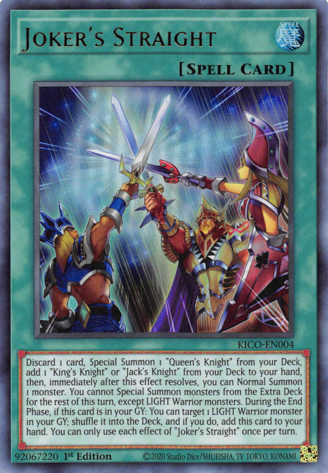 Joker's Straight (Ultra Rare) [KICO-EN004] Ultra Rare | GnG Games
