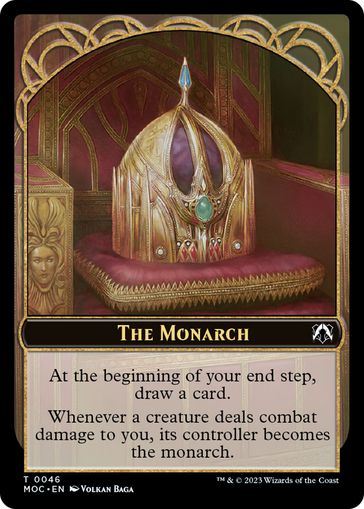 The Monarch // Shapeshifter Double-Sided Token [March of the Machine Commander Tokens] | GnG Games