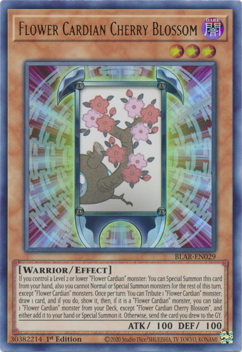 Flower Cardian Cherry Blossom [BLAR-EN029] Ultra Rare | GnG Games