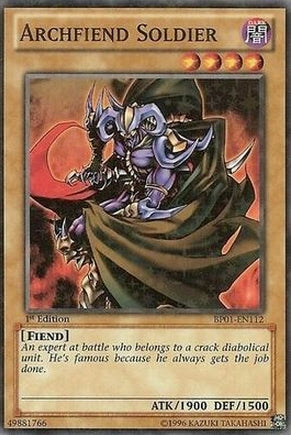 Archfiend Soldier [BP01-EN112] Starfoil Rare | GnG Games