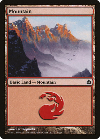 Mountain (313) [Commander 2011] | GnG Games