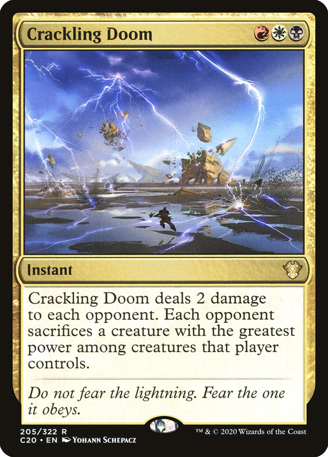 Crackling Doom [Commander 2020] | GnG Games