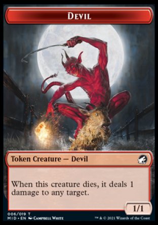 Devil Token [Innistrad: Midnight Hunt Tokens] | GnG Games