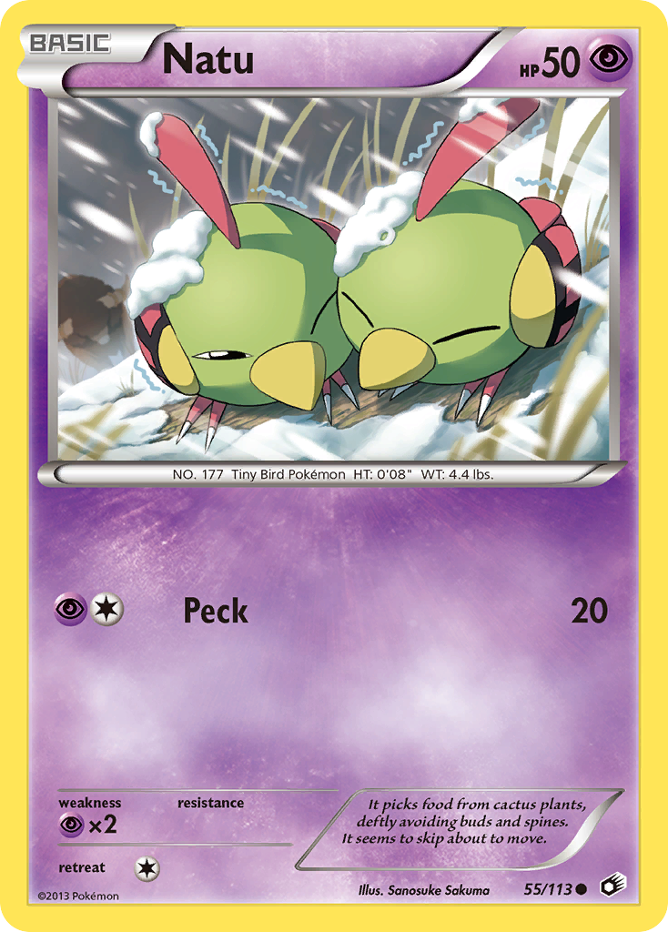 Natu (55/113) [Black & White: Legendary Treasures] | GnG Games