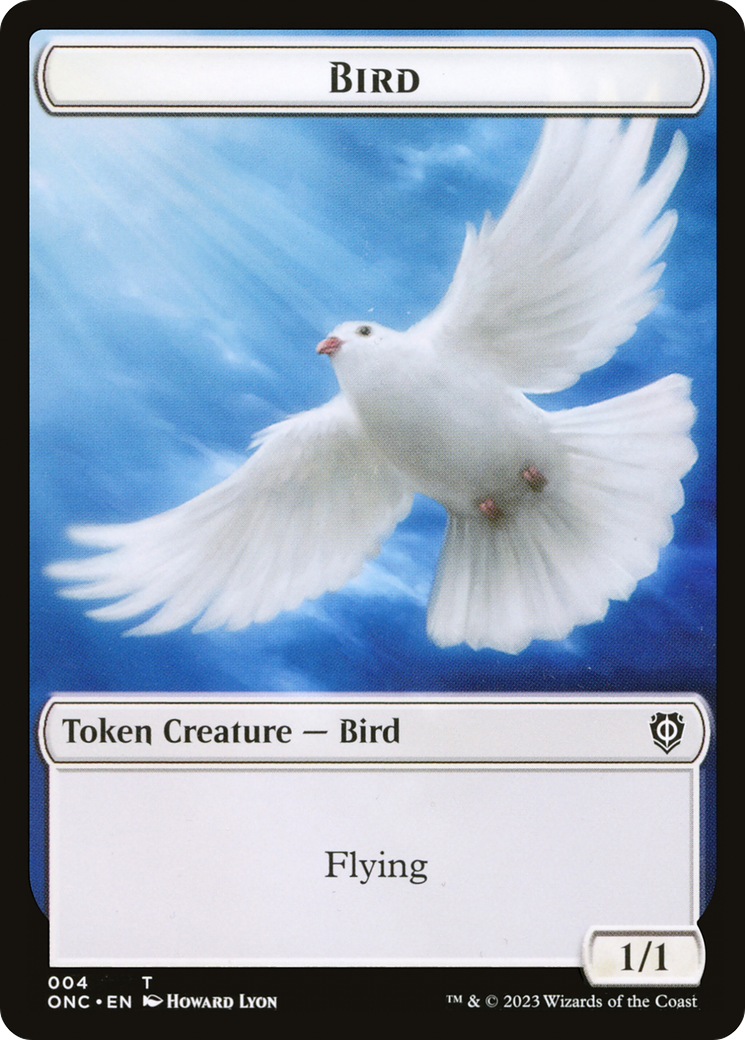 Bird // Cat Double-Sided Token [Phyrexia: All Will Be One Commander Tokens] | GnG Games