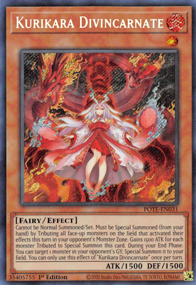 Kurikara Divincarnate [POTE-EN031] Secret Rare | GnG Games