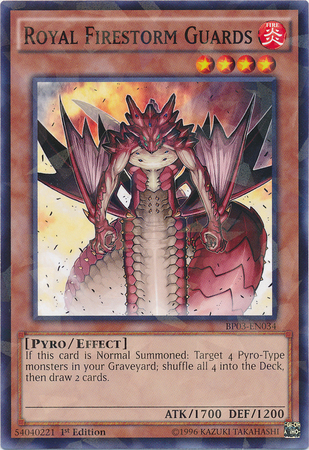 Royal Firestorm Guards (Shatterfoil) [BP03-EN034] Rare | GnG Games