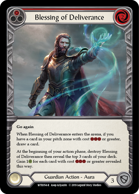 Blessing of Deliverance (Red) [WTR054-R] Alpha Print Normal | GnG Games