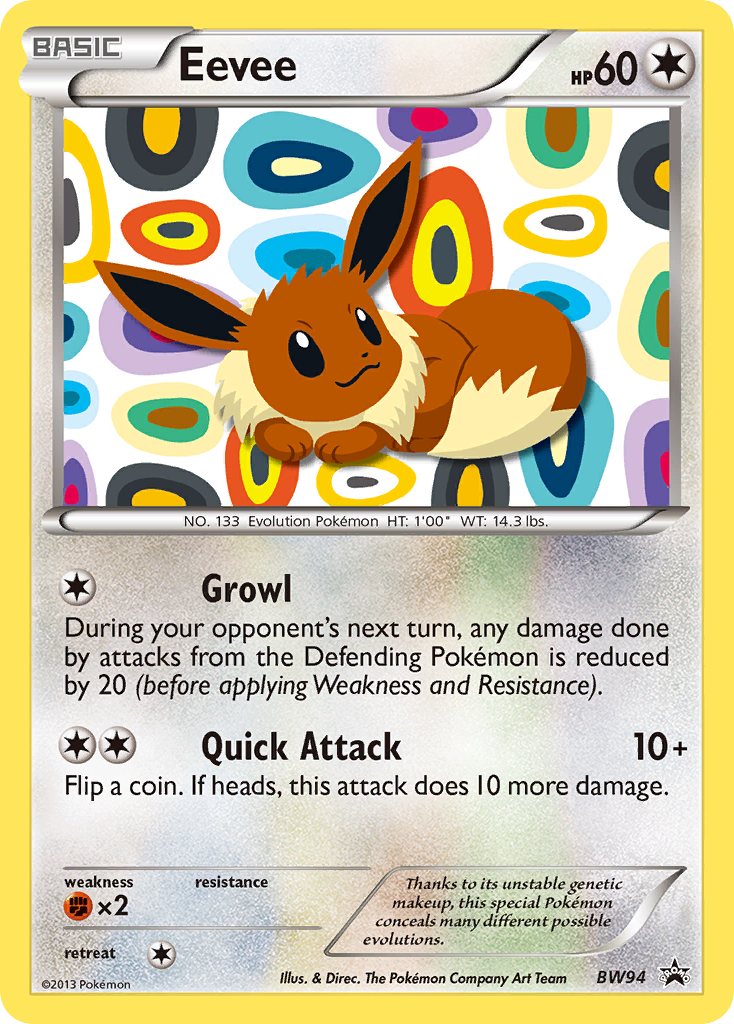 Eevee (BW94) [Black & White: Black Star Promos] | GnG Games