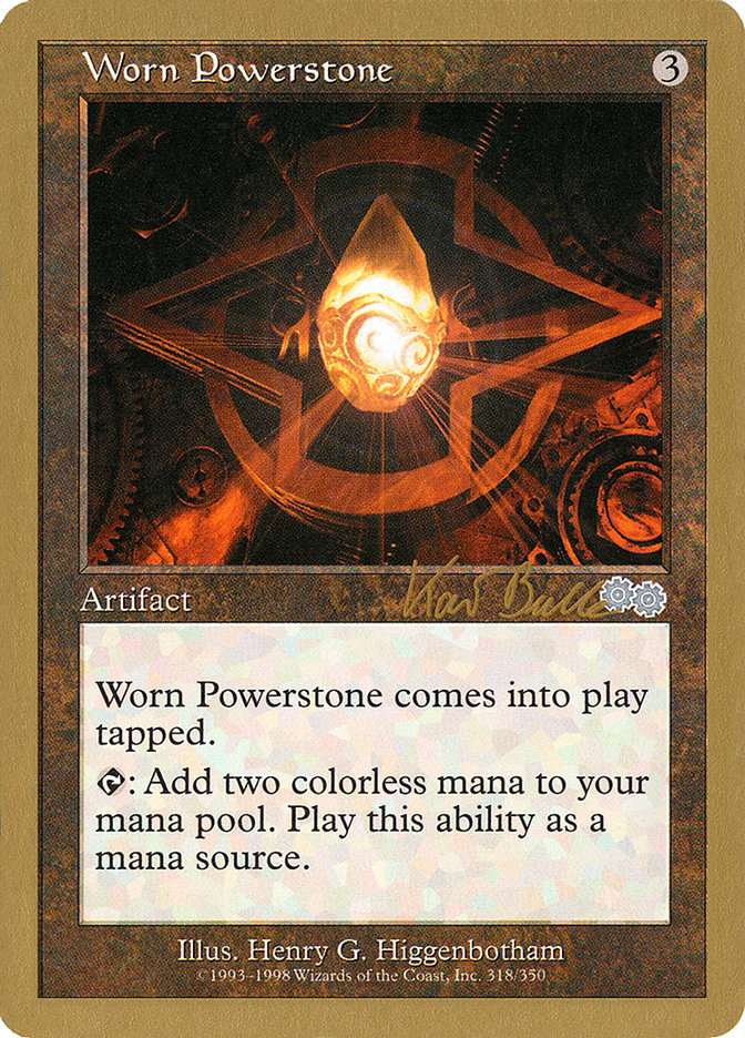 Worn Powerstone (Kai Budde) [World Championship Decks 1999] | GnG Games