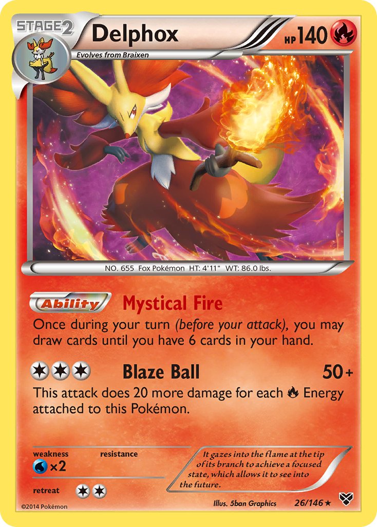 Delphox (26/146) (Cosmos Holo) (Blister Exclusive) [XY: Base Set] | GnG Games