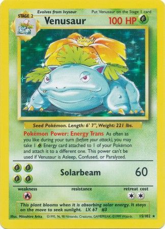 Venusaur (15/102) [Base Set Unlimited] | GnG Games